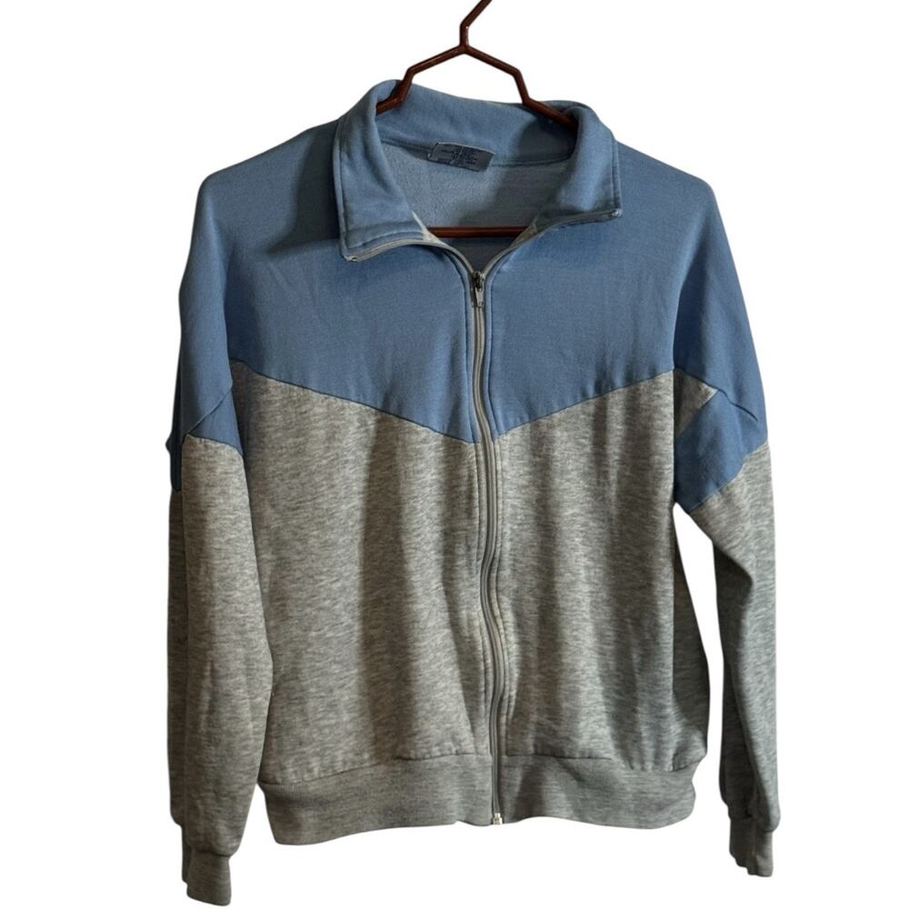 VTG Track And Court Full Zip Women’s Sweatshirt Large Workout‎ Exercise Aerobics